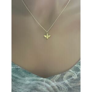 Small 24k Gold Plated Honey Bee Necklace